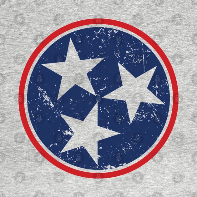 Tennessee Flag Distressed by MAGDY STORE